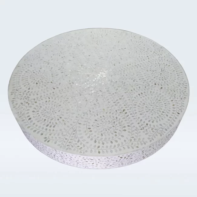 Mother of Pearl Coffee Table Round