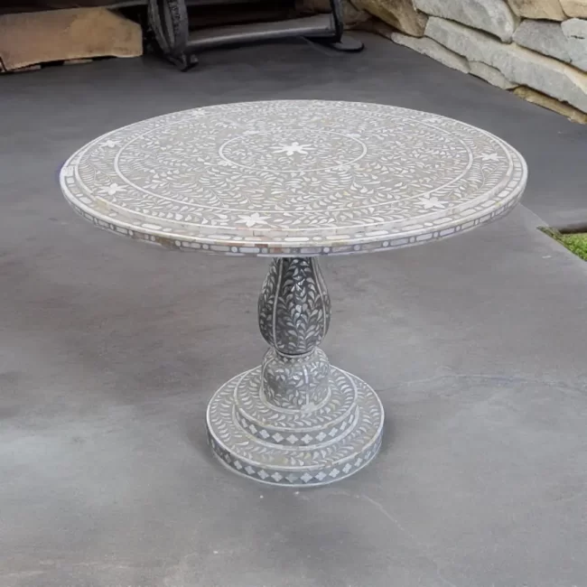 mother of pearl dining table