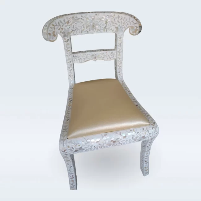 Mother of Pearl Inlay Chair