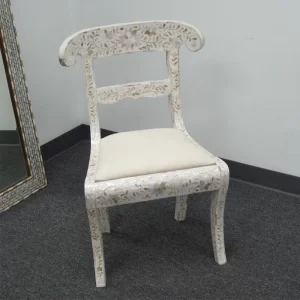 Mother of Pearl Inlay Luxury Chair