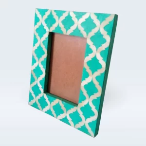 Bone Inlay Green Picture Frame